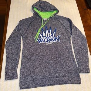 Coconut Creek Size L Cedar Point Valravn Blue Hoodie